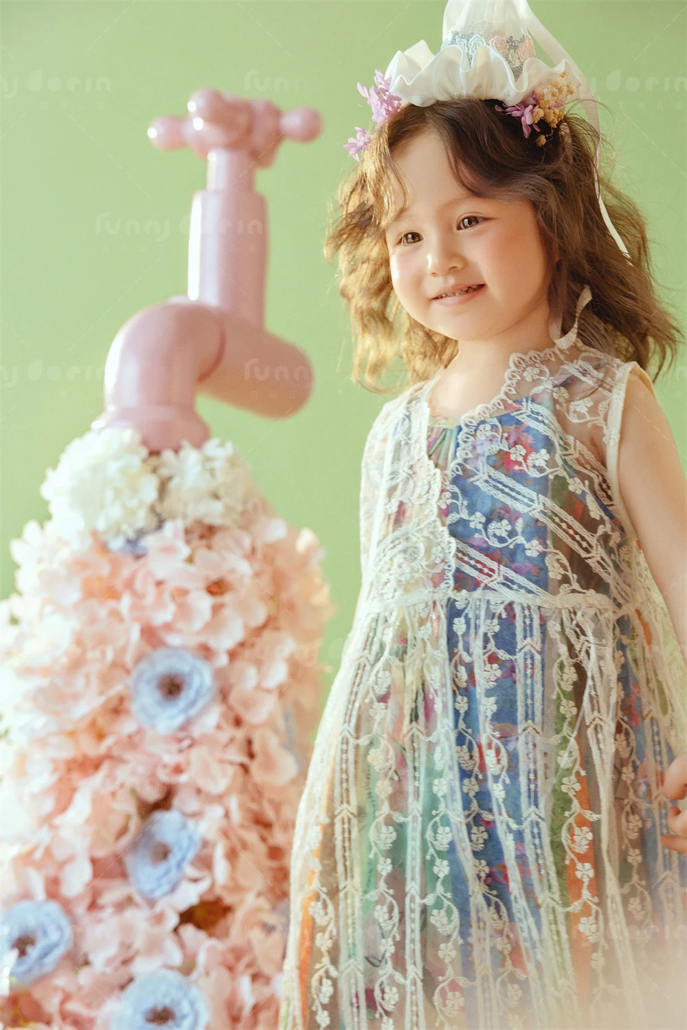 芳妮豆丁儿童摄影 水漾花开