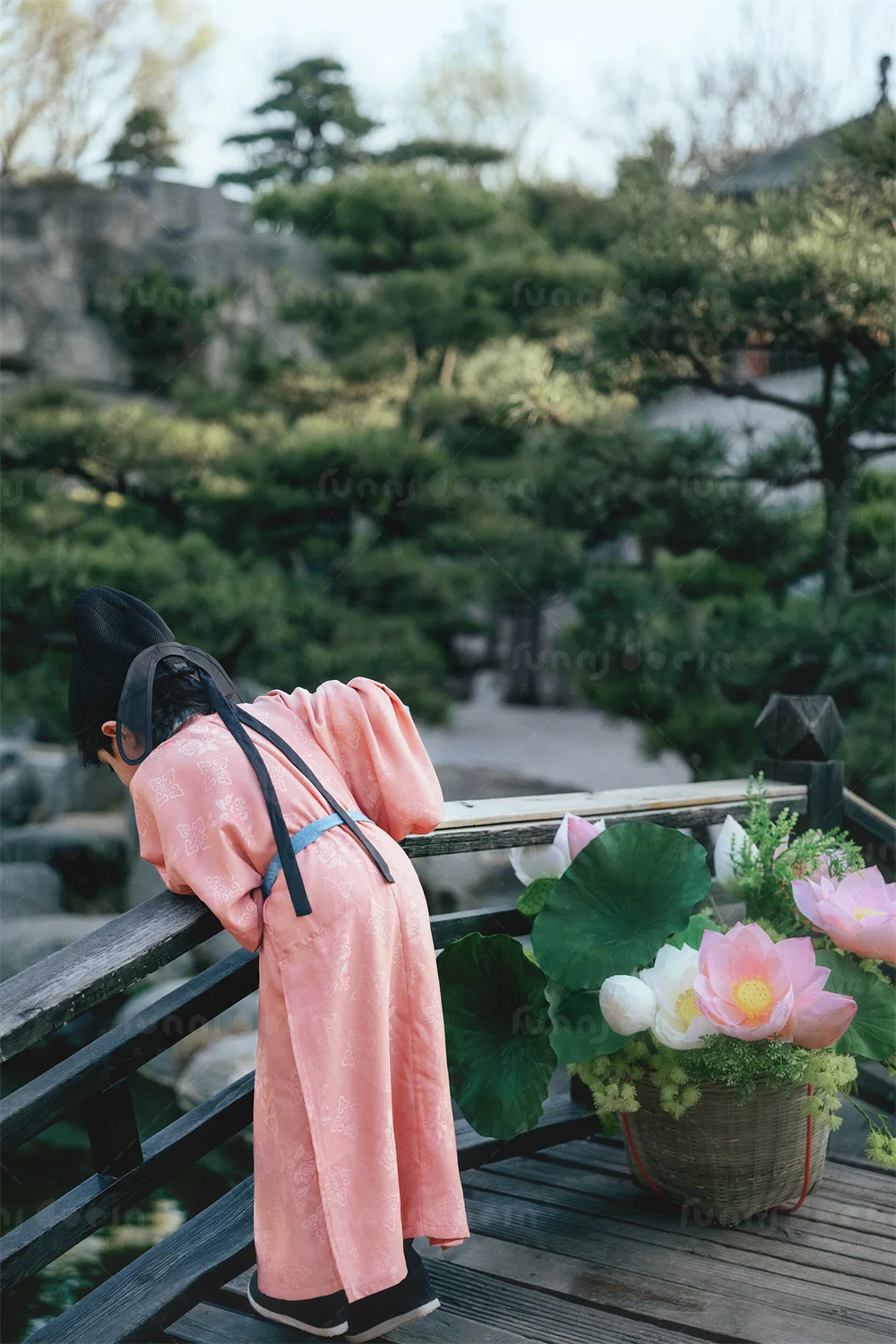 芳妮豆丁儿童摄影 藕花深处