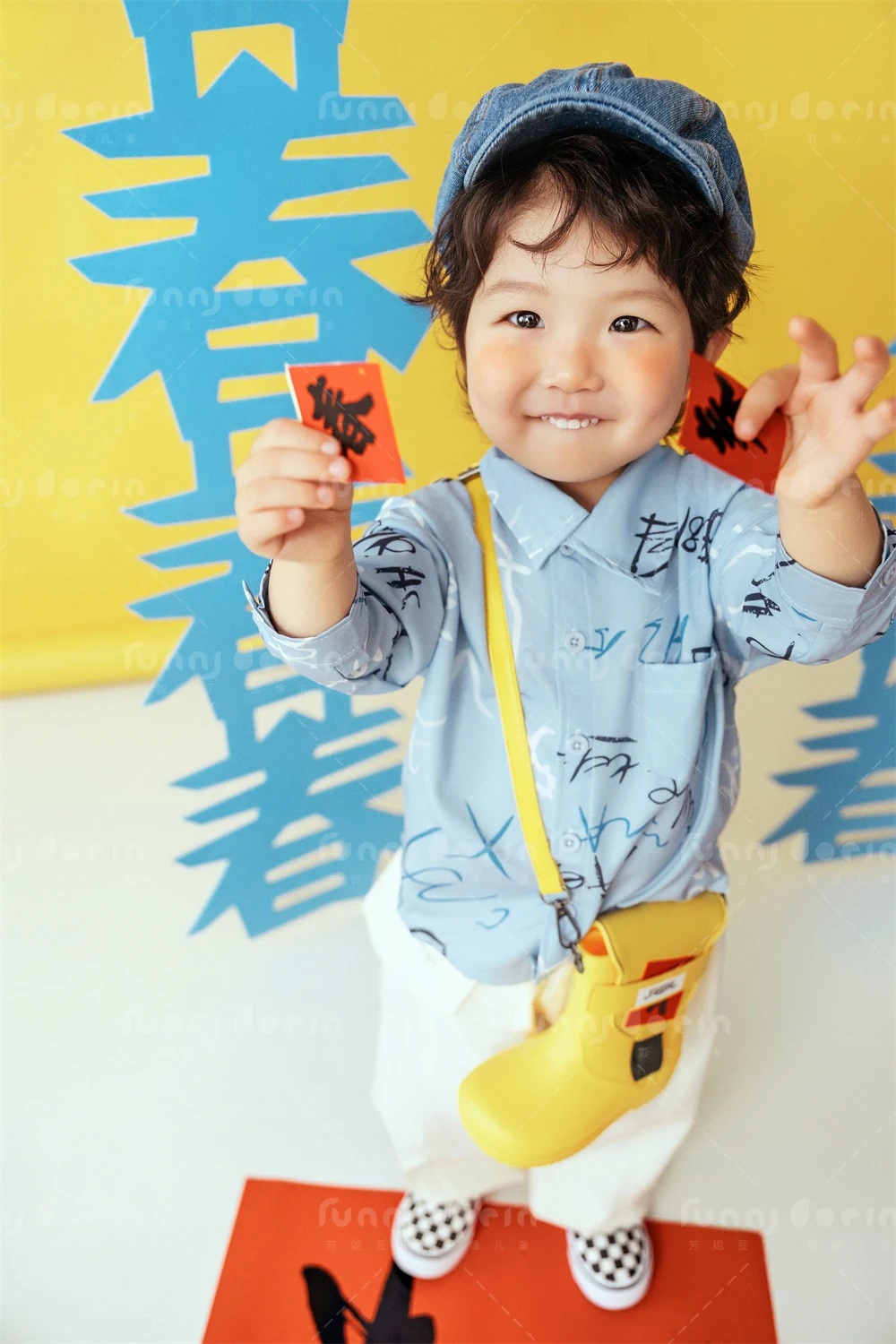 芳妮豆丁儿童摄影 萌娃闹春