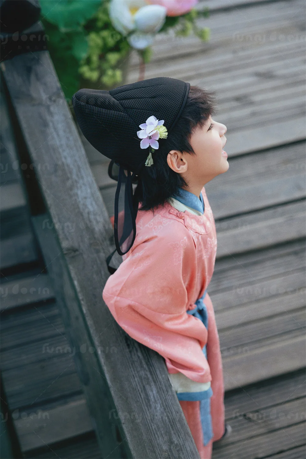 芳妮豆丁儿童摄影 藕花深处