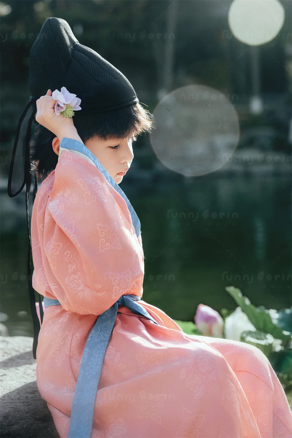 芳妮豆丁儿童摄影 藕花深处