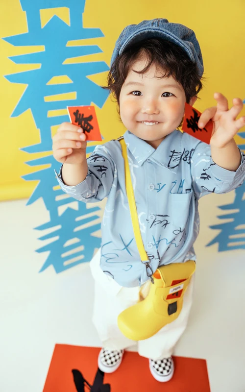 芳妮豆丁儿童摄影 萌娃闹春