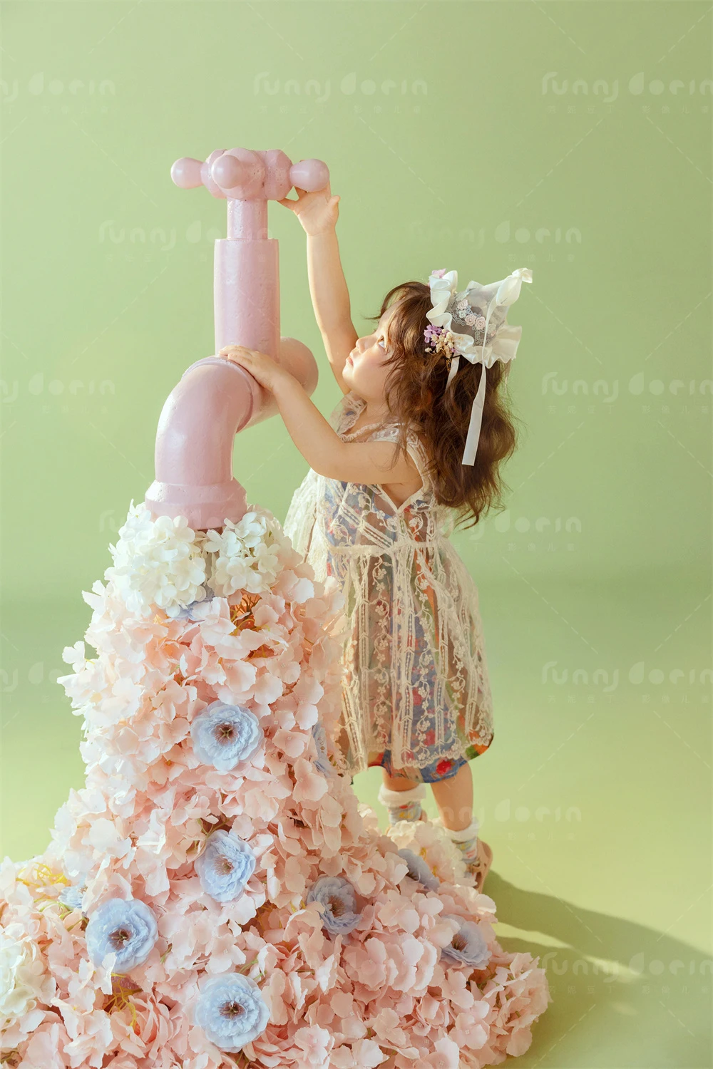 芳妮豆丁儿童摄影 水漾花开