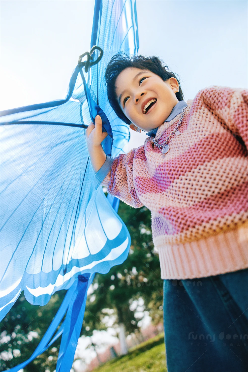 芳妮豆丁儿童摄影 纸鸢拾趣