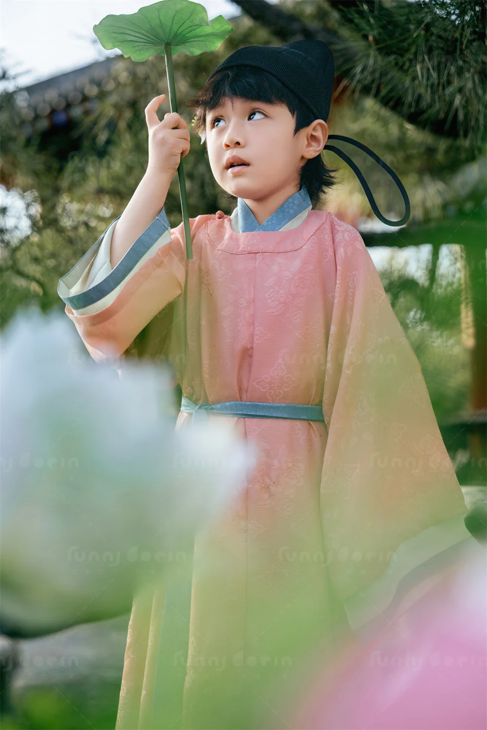 芳妮豆丁儿童摄影 藕花深处