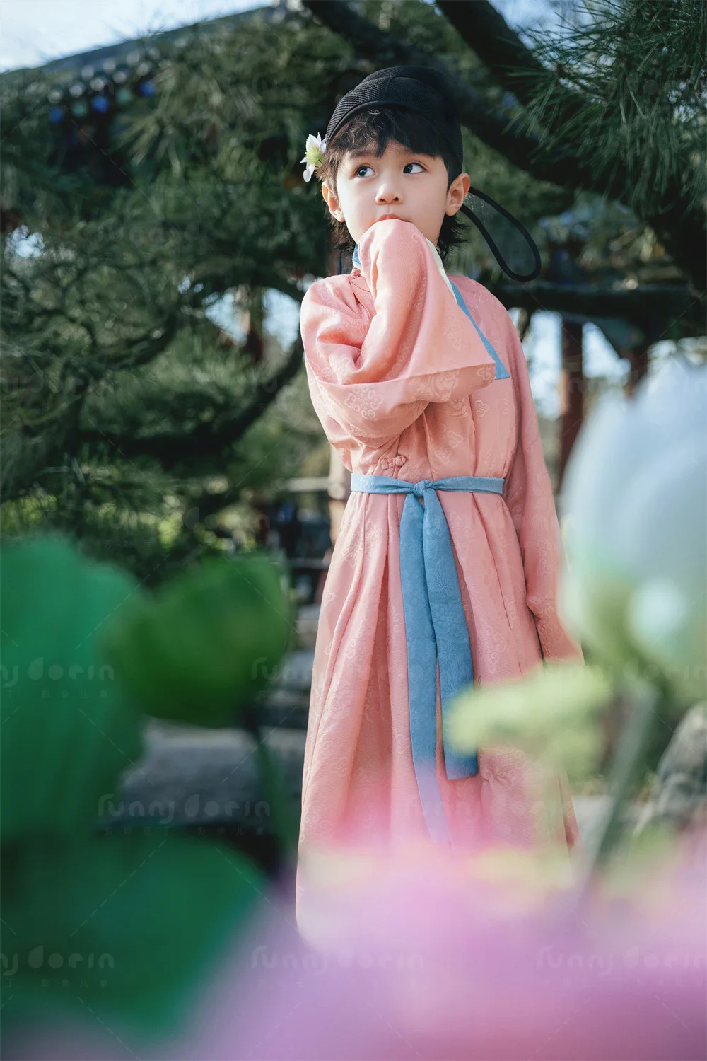 芳妮豆丁儿童摄影 藕花深处