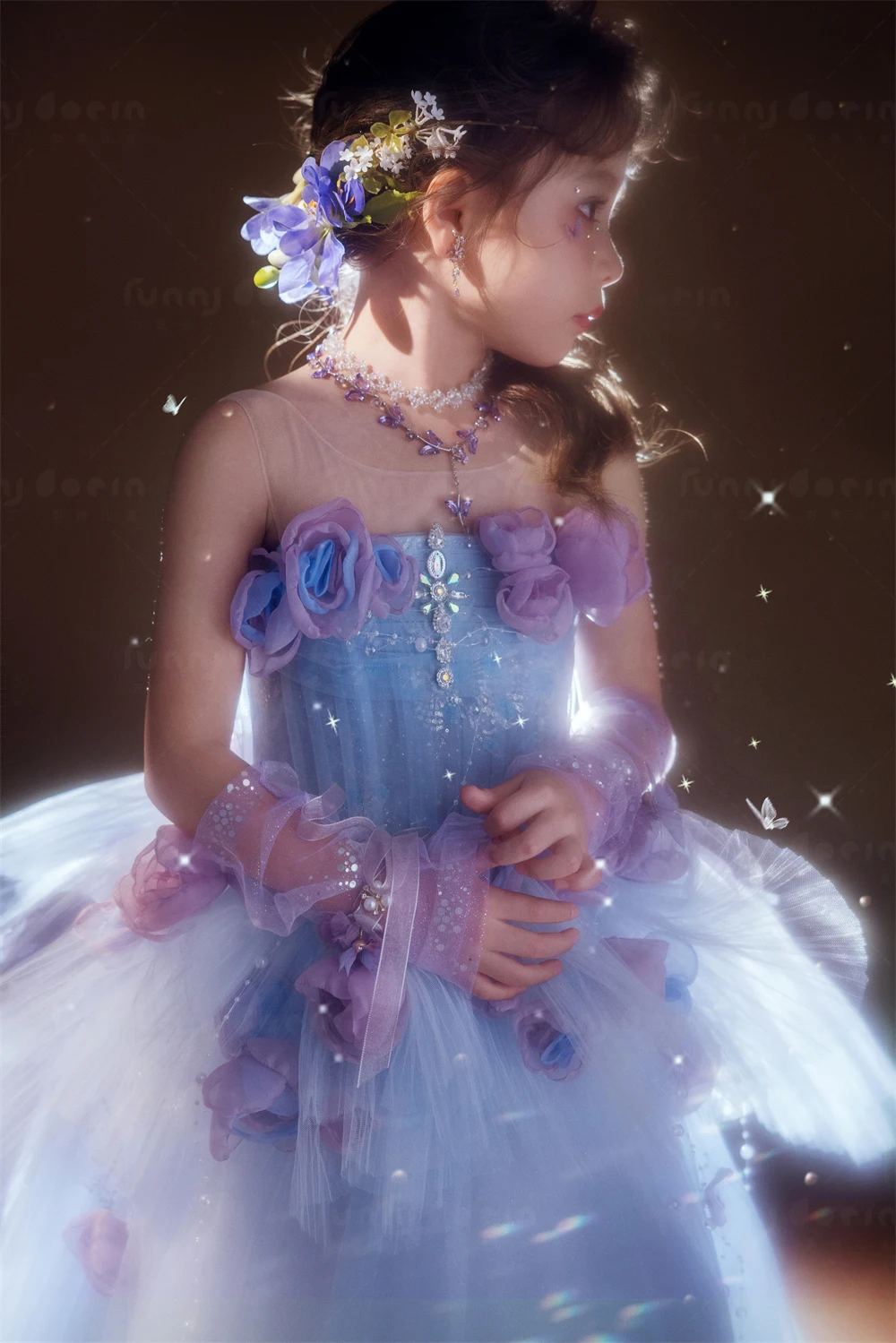 芳妮豆丁儿童摄影 蓝调梦境