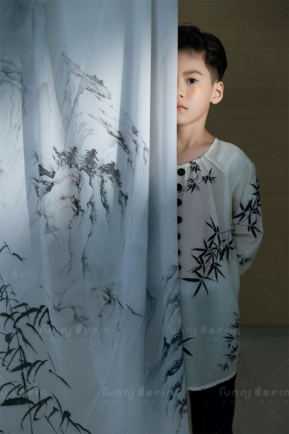 芳妮豆丁儿童摄影 竹风夏影