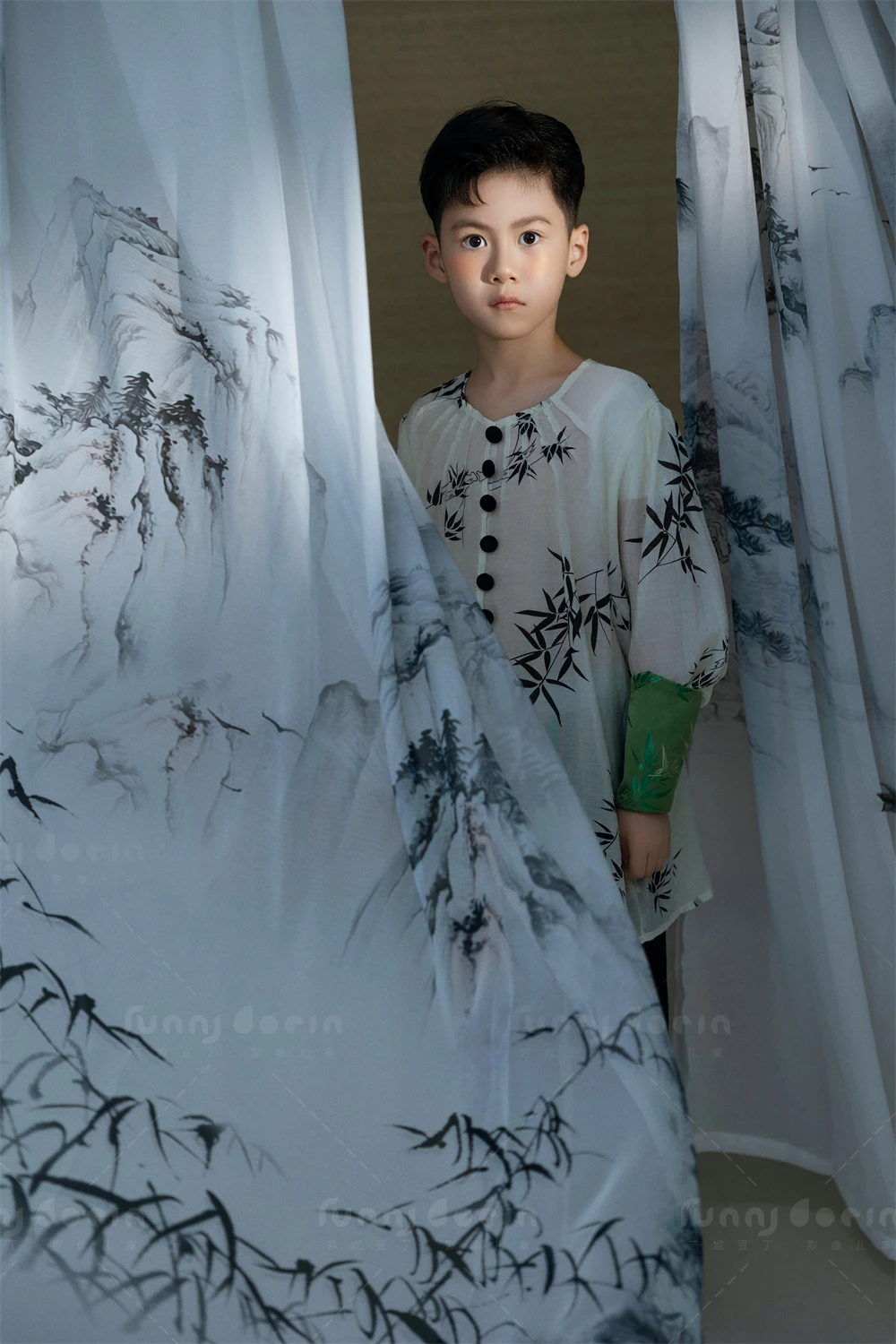 芳妮豆丁儿童摄影 竹风夏影