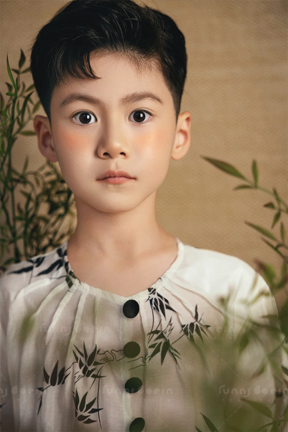 芳妮豆丁儿童摄影 竹风夏影