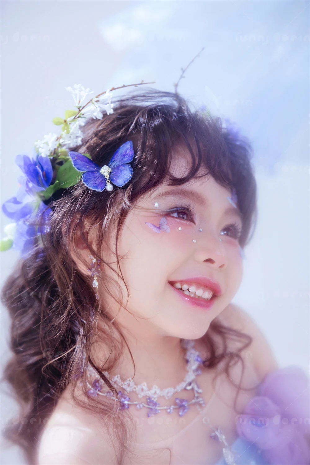 芳妮豆丁儿童摄影 蓝调梦境