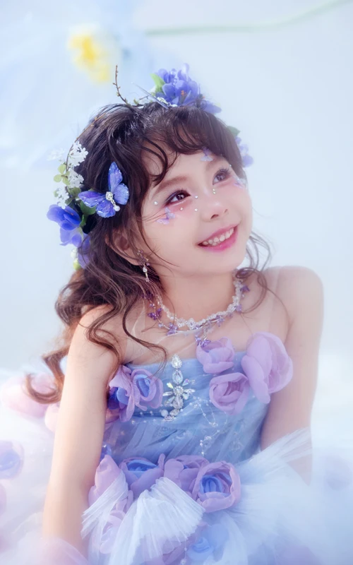 芳妮豆丁儿童摄影 蓝调梦境