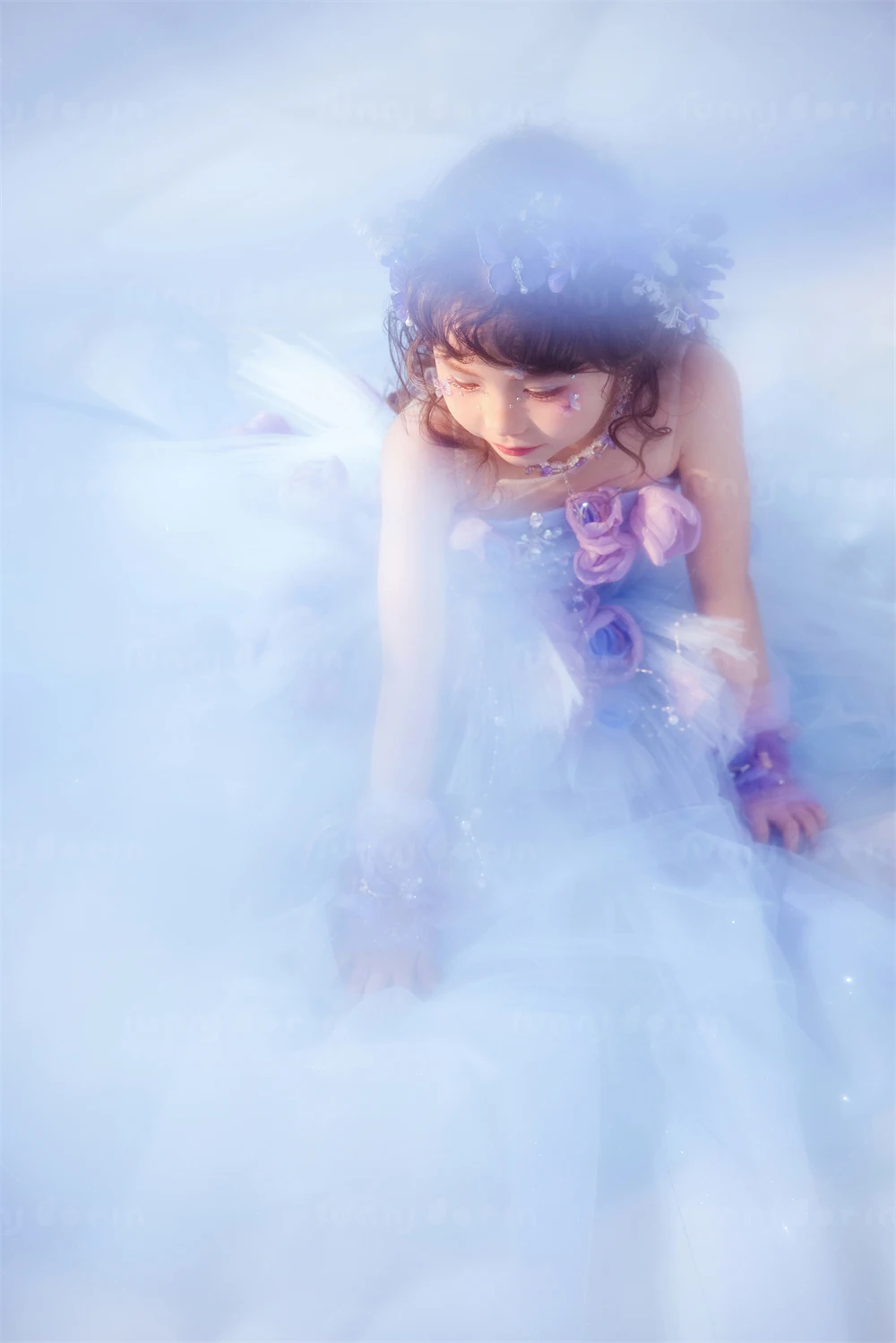 芳妮豆丁儿童摄影 蓝调梦境