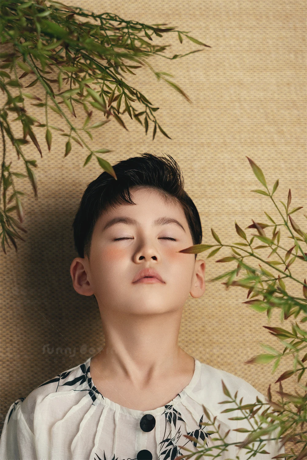 芳妮豆丁儿童摄影 竹风夏影