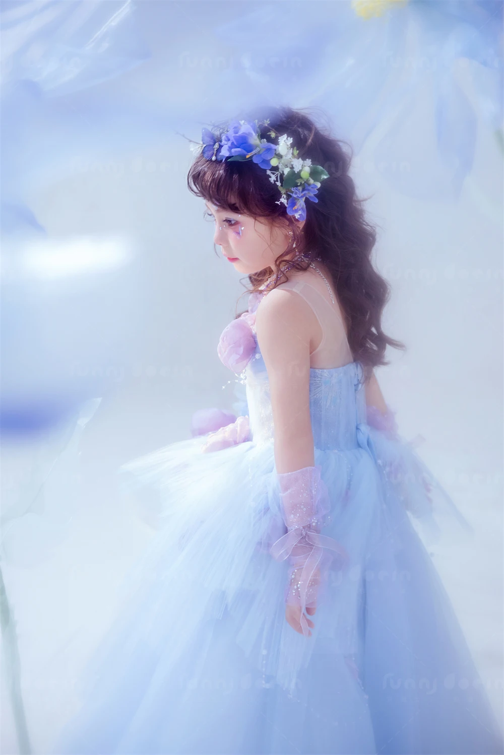 芳妮豆丁儿童摄影 蓝调梦境