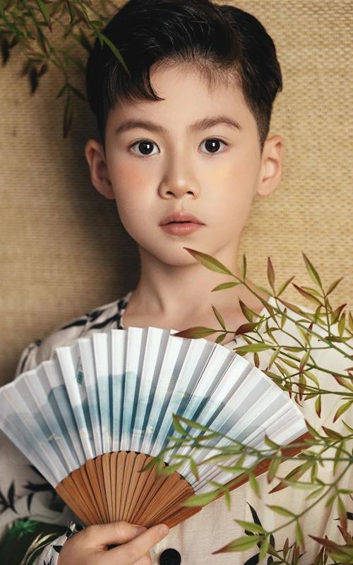 芳妮豆丁儿童摄影 竹风夏影
