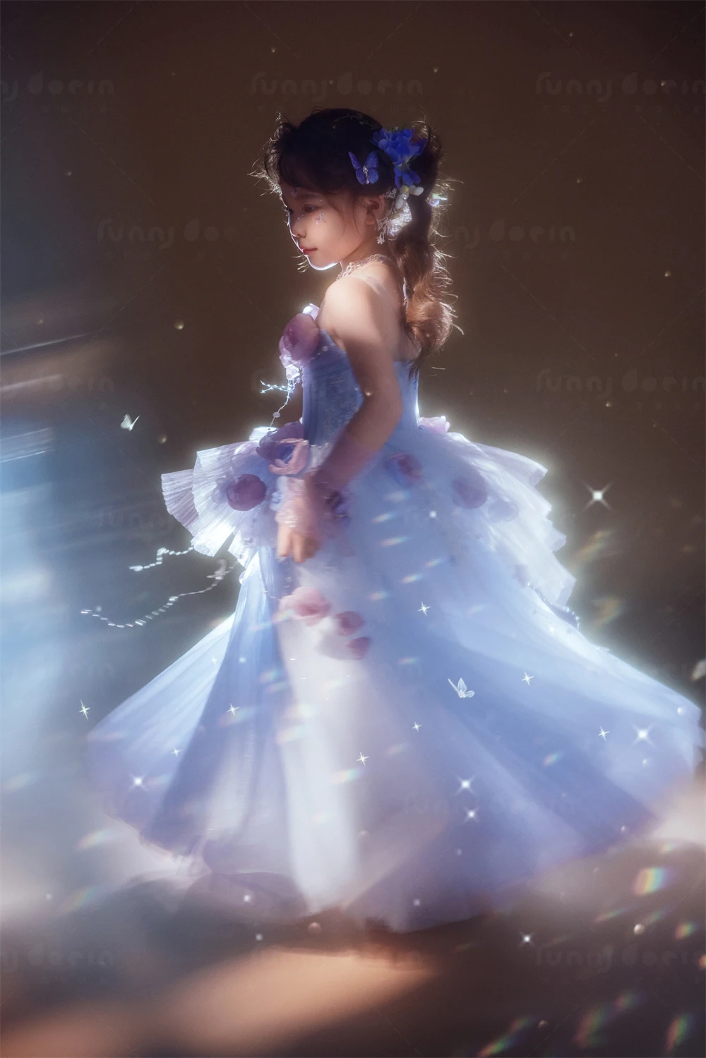 芳妮豆丁儿童摄影 蓝调梦境