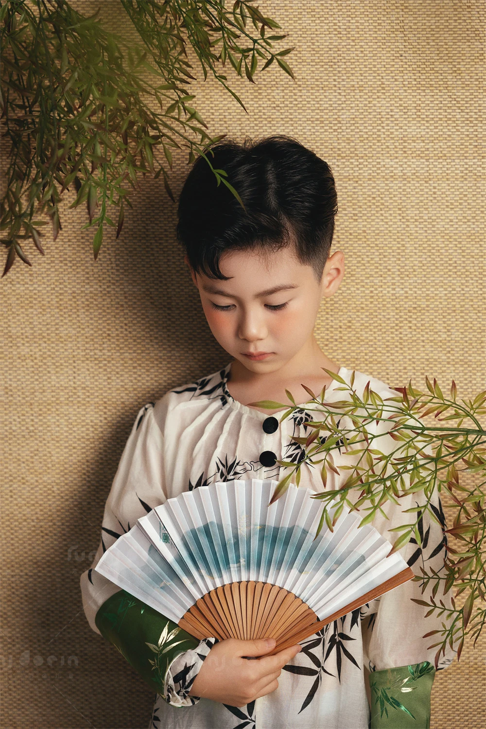 芳妮豆丁儿童摄影 竹风夏影