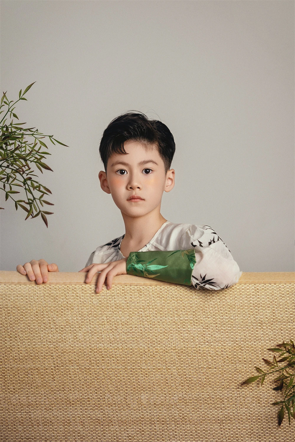 芳妮豆丁儿童摄影 竹风夏影