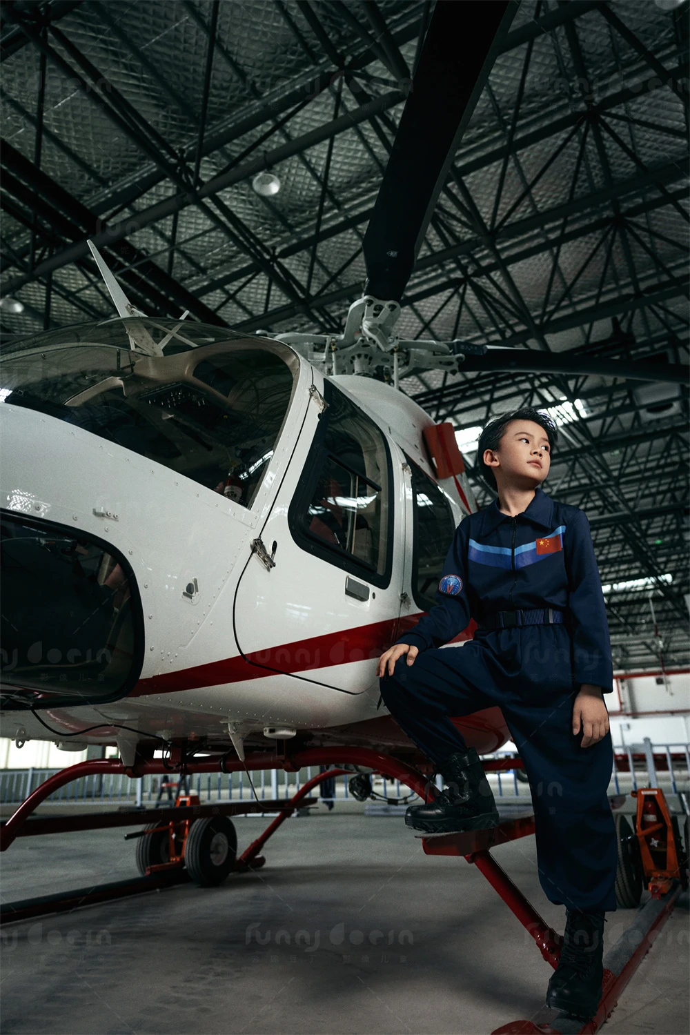 芳妮豆丁儿童摄影 冲上云霄