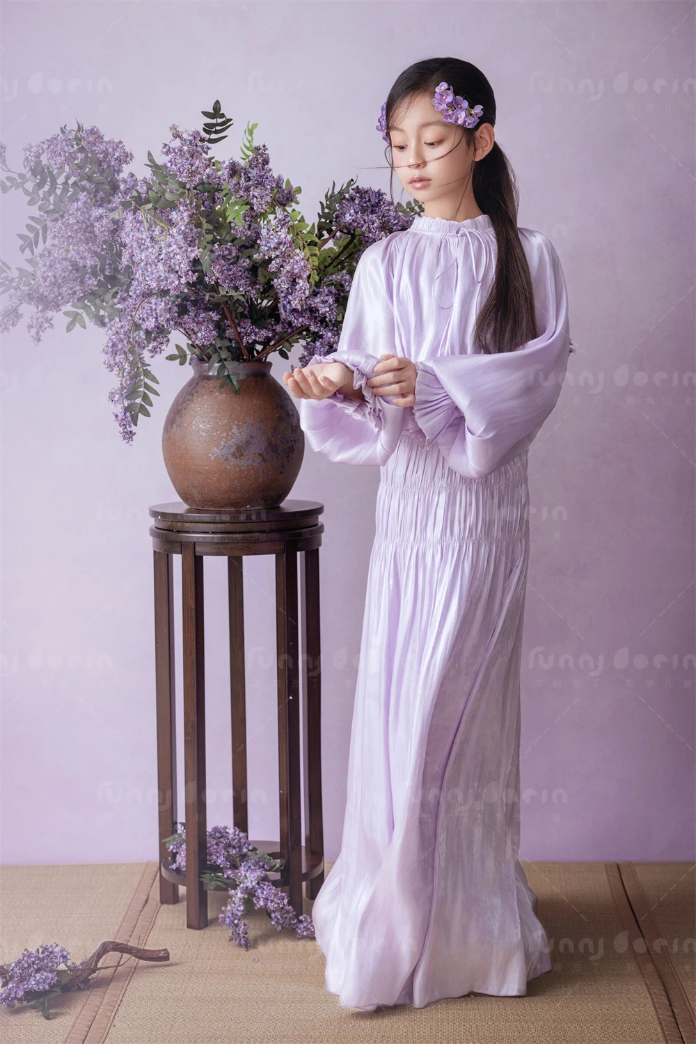 芳妮豆丁儿童摄影 丁香风铃