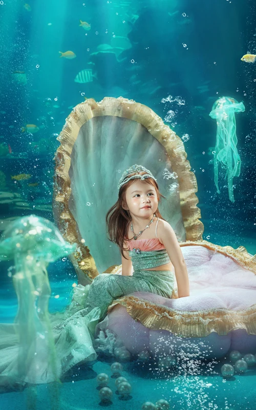 芳妮豆丁儿童摄影 海底维纳斯