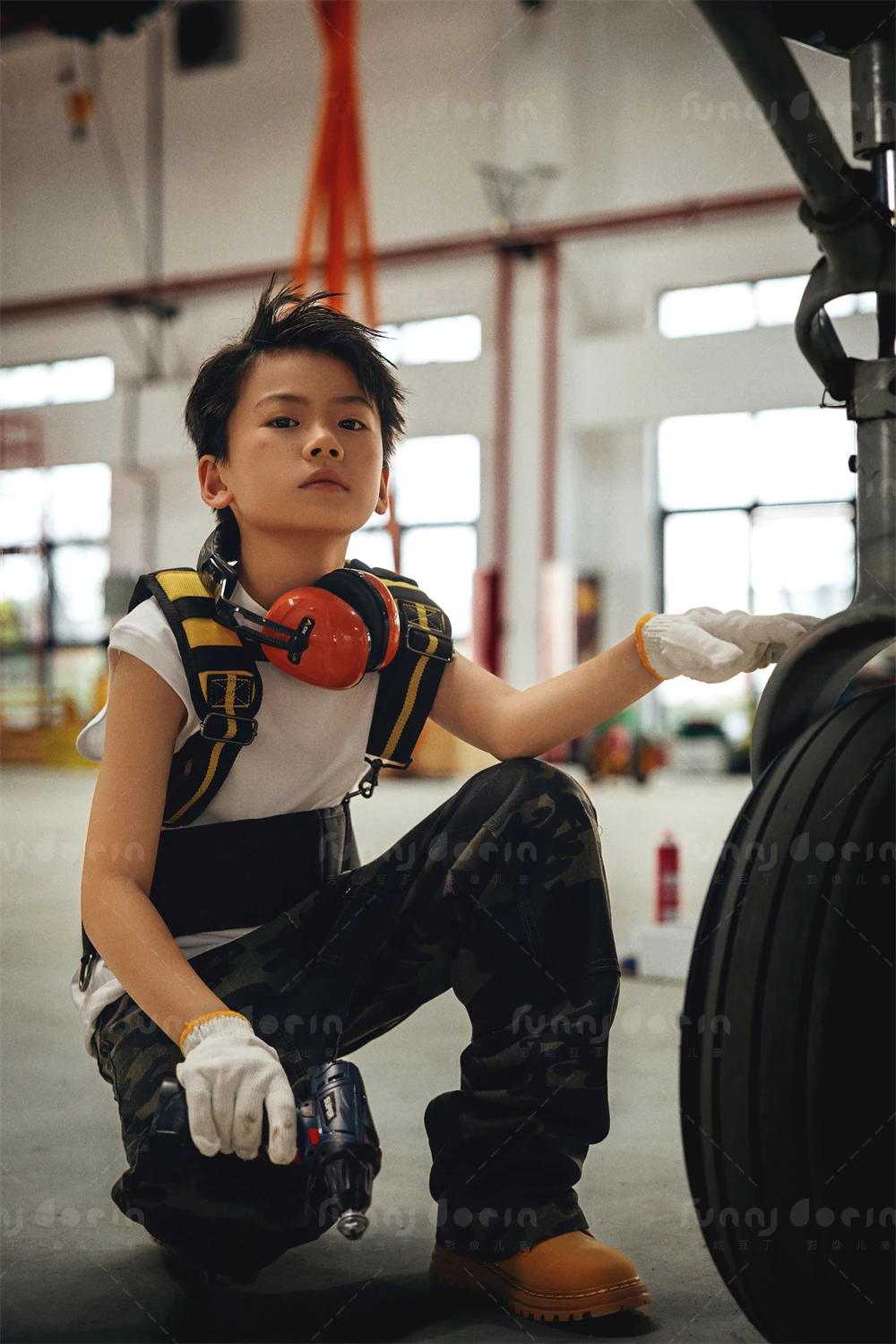 芳妮豆丁儿童摄影 梦筑机修