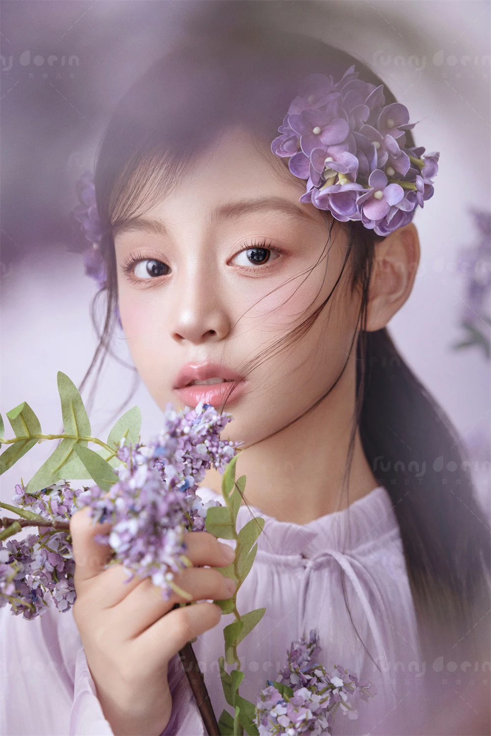 芳妮豆丁儿童摄影 丁香风铃