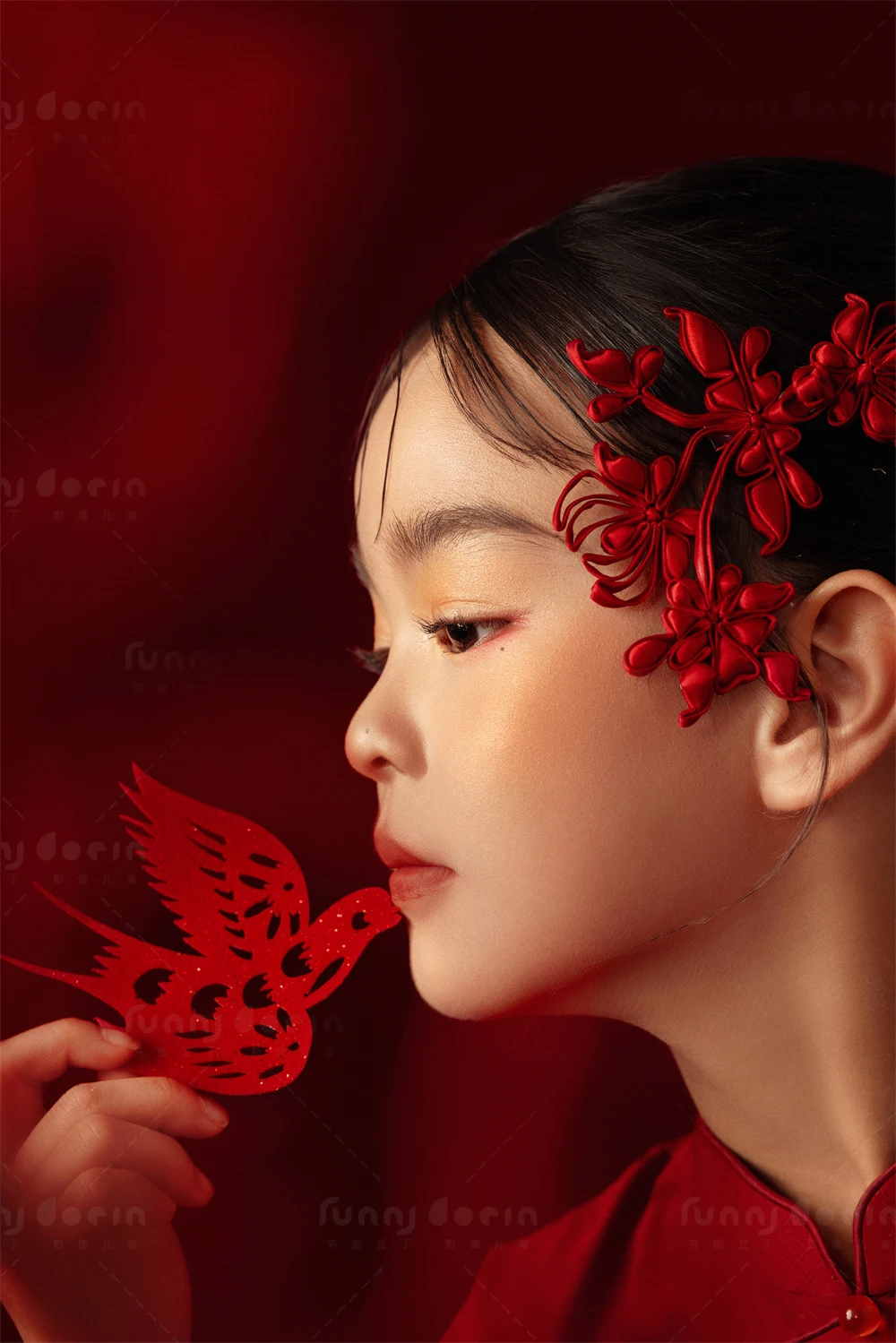 芳妮豆丁儿童摄影 绛色芳华