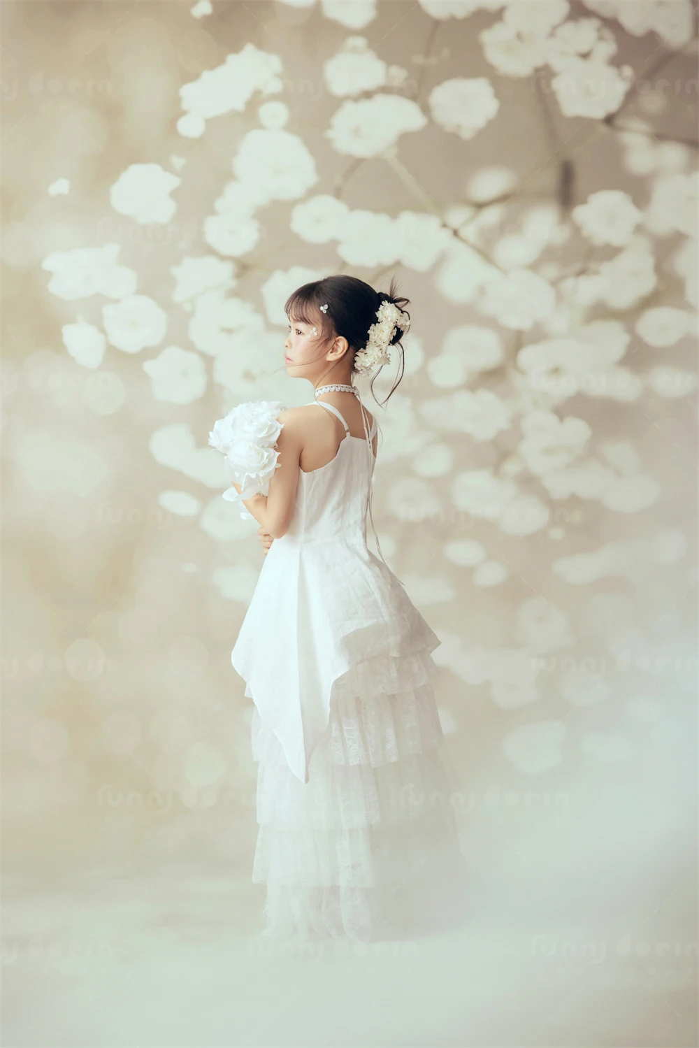 芳妮豆丁儿童摄影 风吻花楹