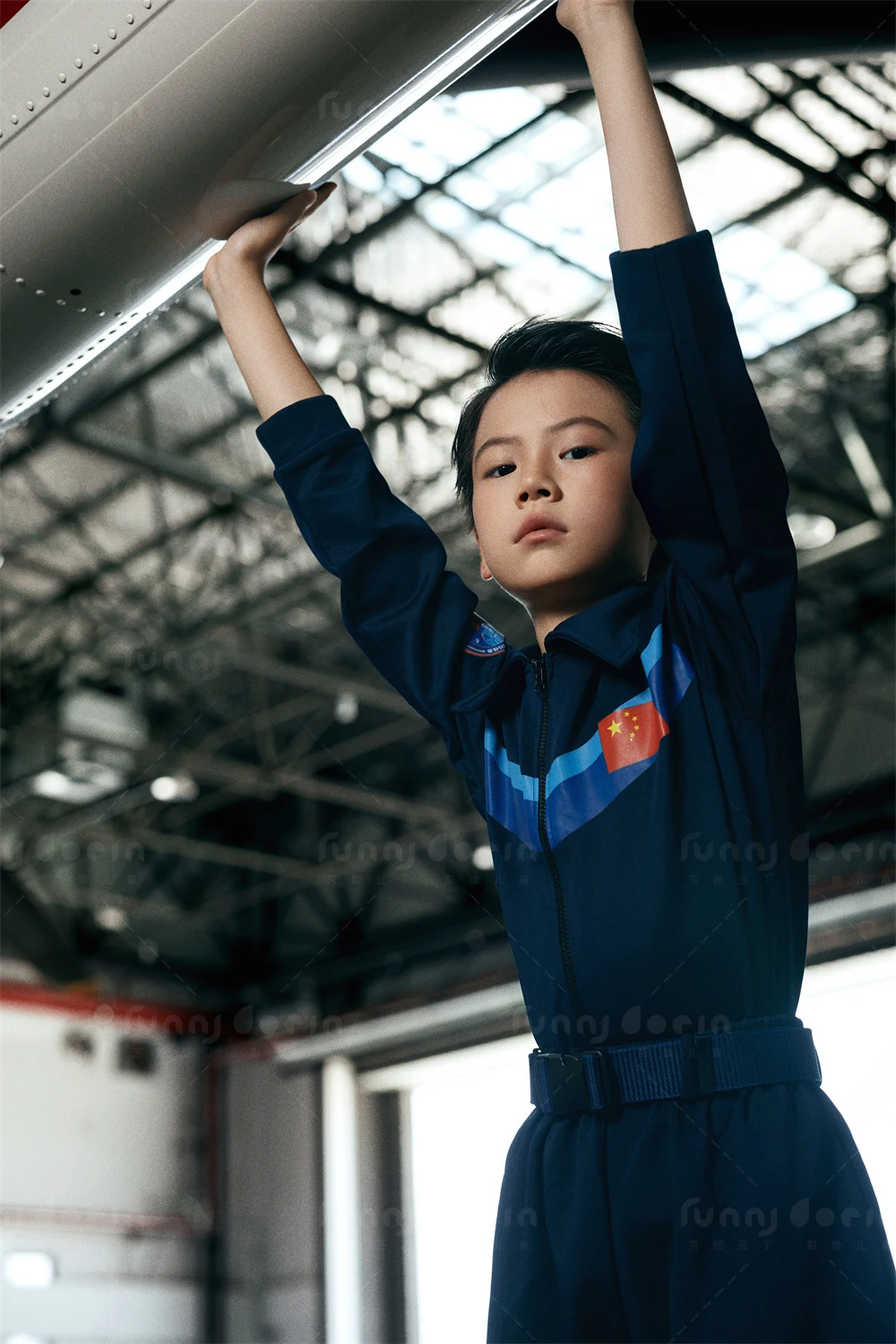 芳妮豆丁儿童摄影 冲上云霄