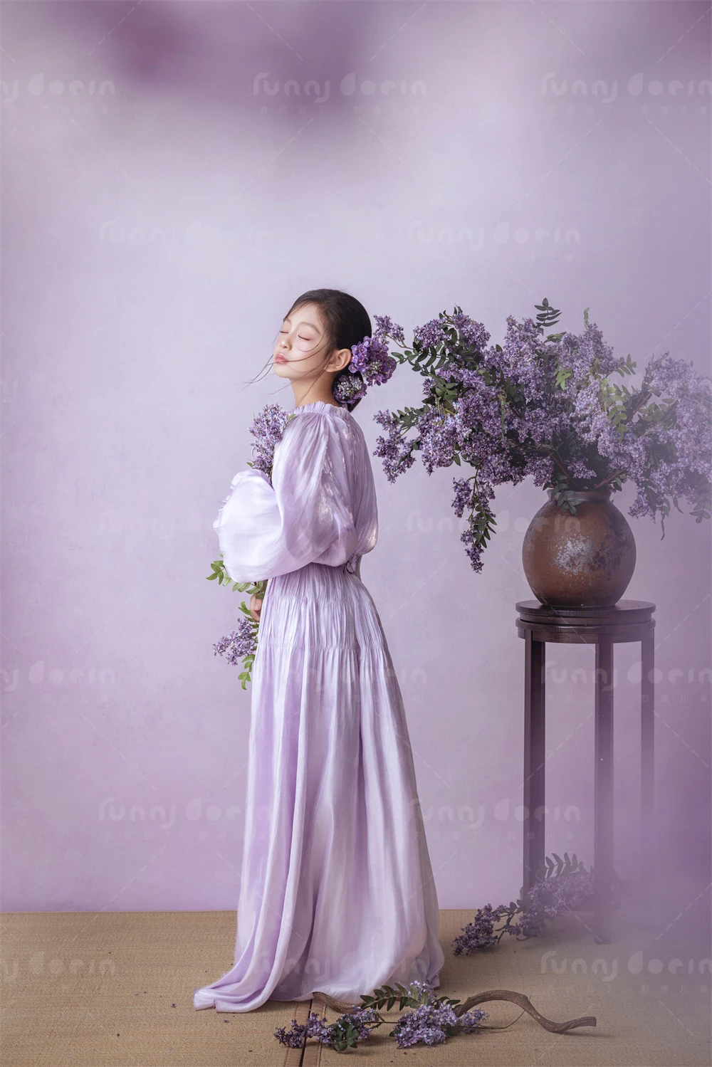 芳妮豆丁儿童摄影 丁香风铃