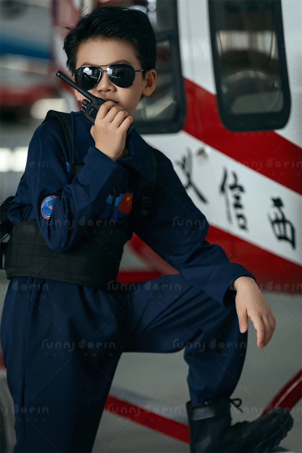 芳妮豆丁儿童摄影 冲上云霄