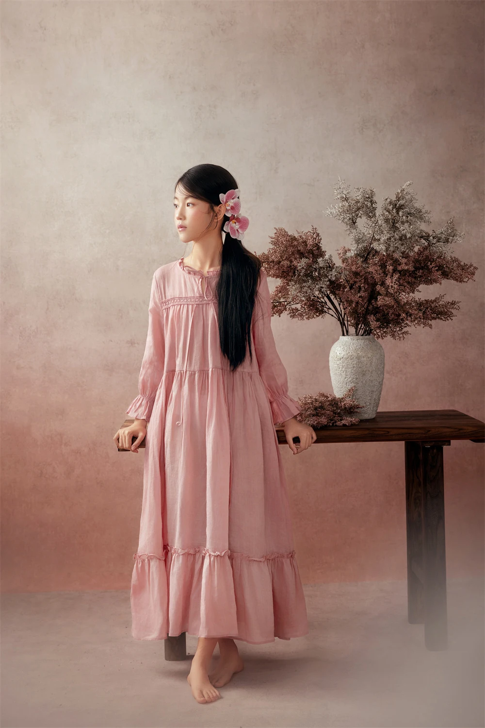 芳妮豆丁儿童摄影 花瓣罗曼史