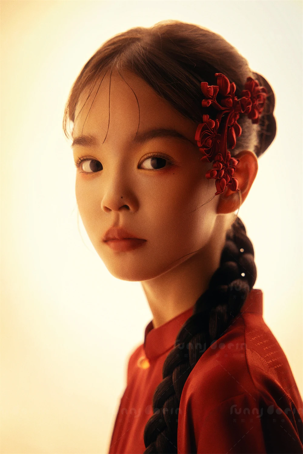 芳妮豆丁儿童摄影 绛色芳华