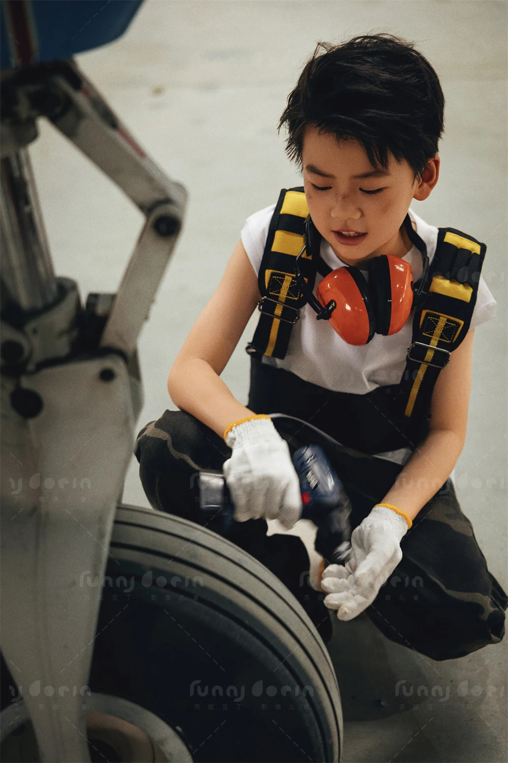 芳妮豆丁儿童摄影 梦筑机修