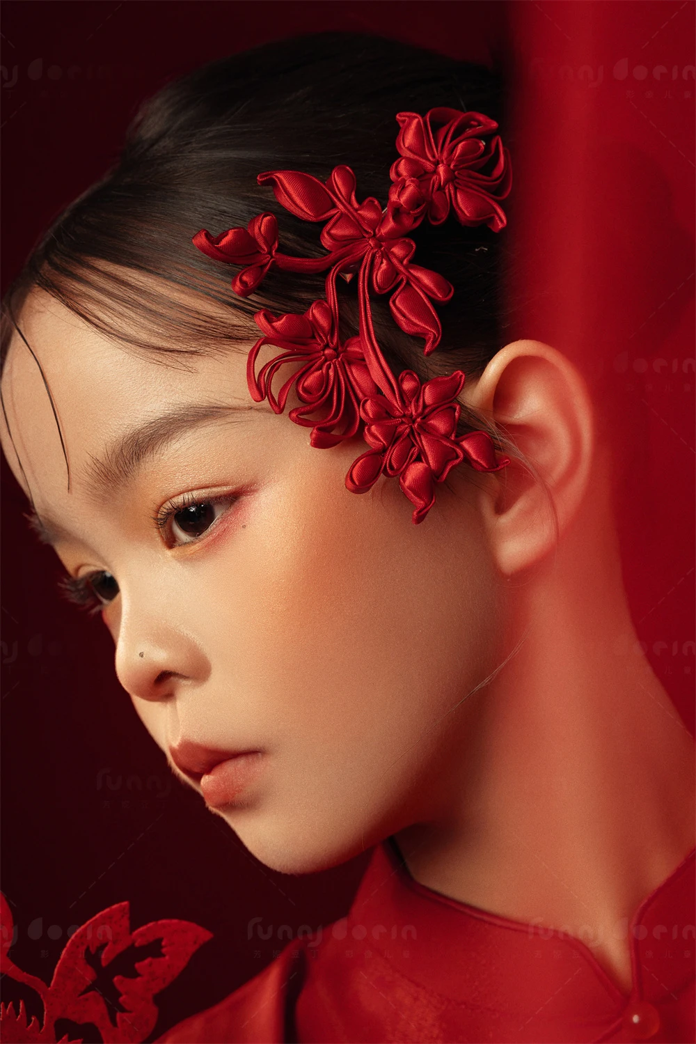 芳妮豆丁儿童摄影 绛色芳华