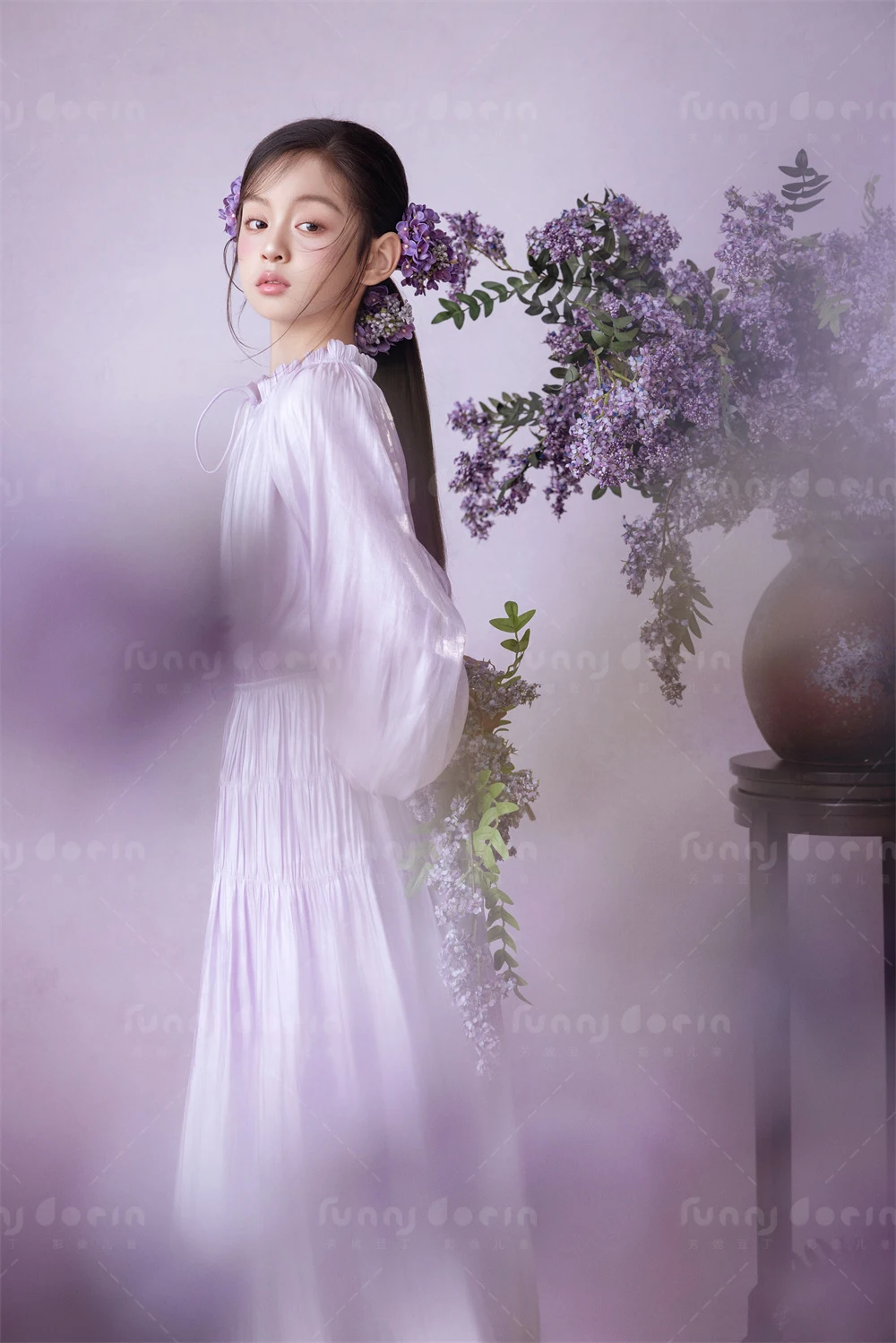 芳妮豆丁儿童摄影 丁香风铃