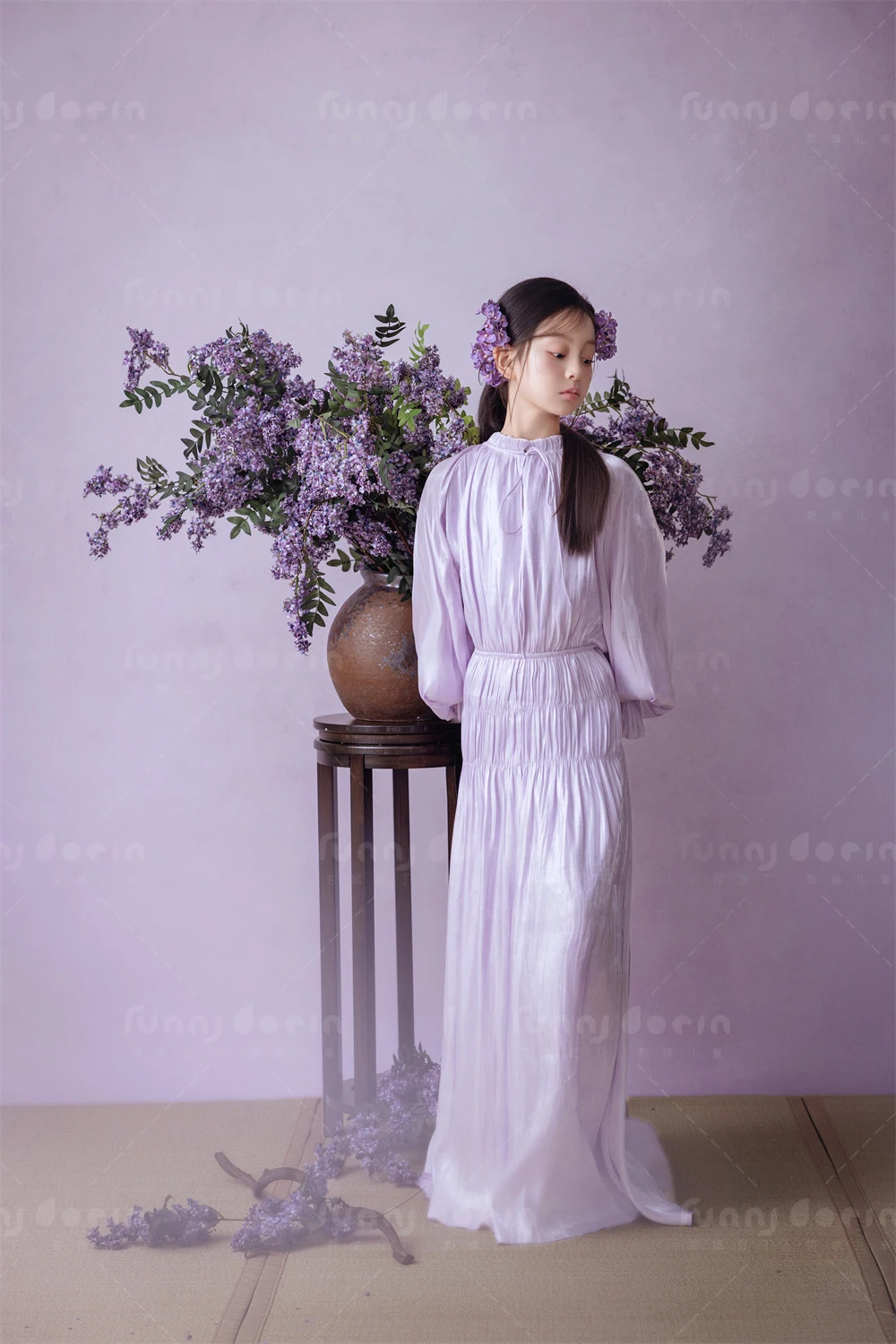 芳妮豆丁儿童摄影 丁香风铃