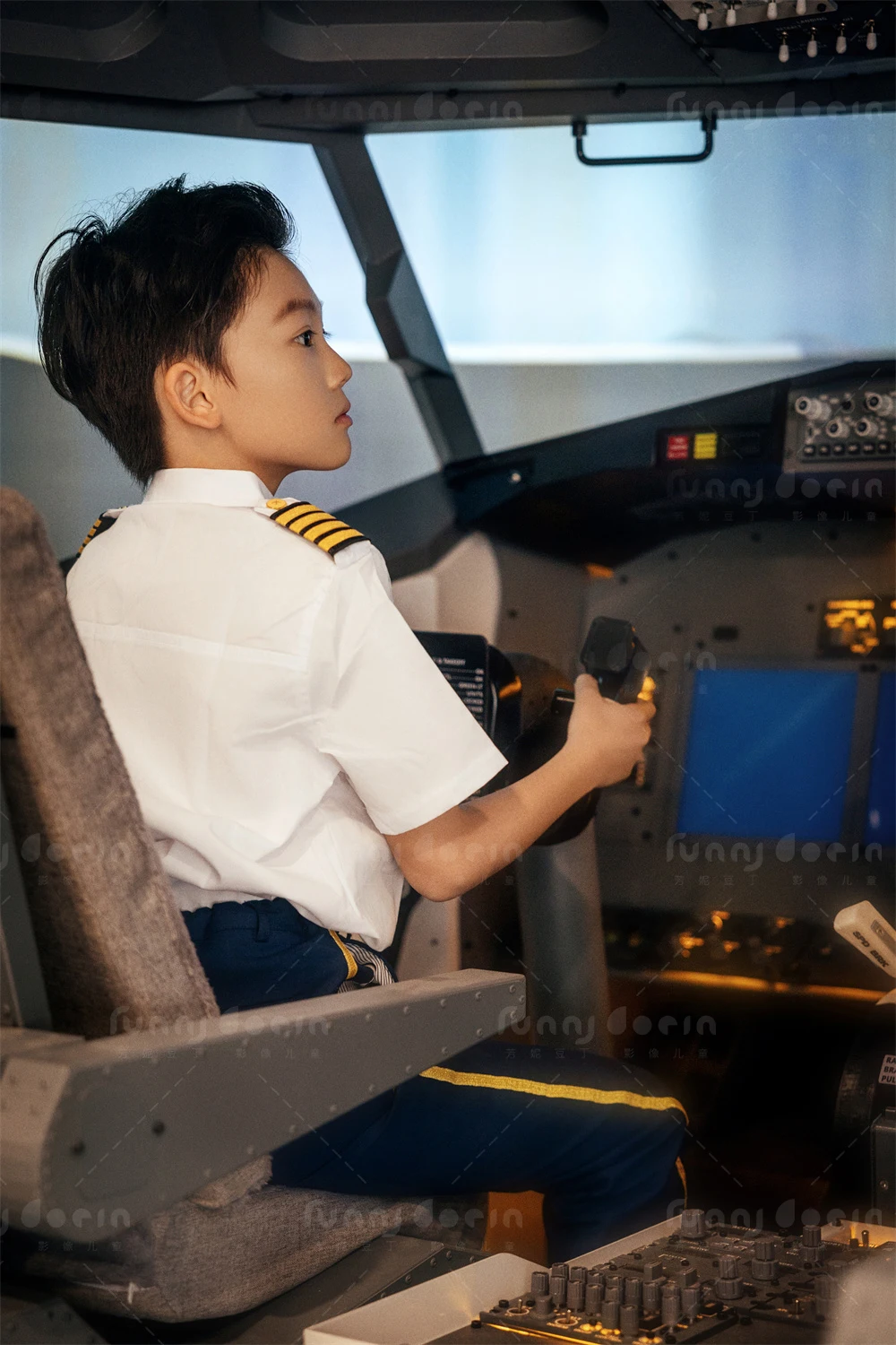 芳妮豆丁儿童摄影 童行天际