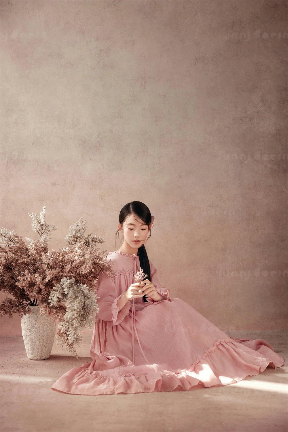 芳妮豆丁儿童摄影 花瓣罗曼史