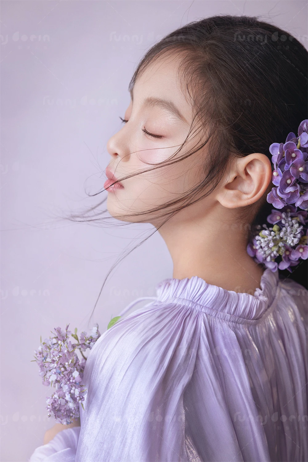 芳妮豆丁儿童摄影 丁香风铃