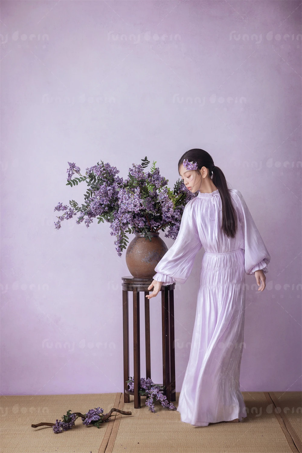 芳妮豆丁儿童摄影 丁香风铃