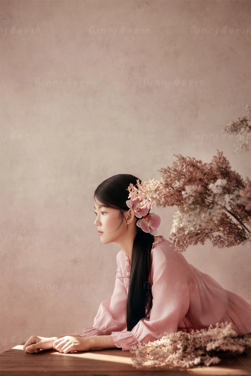 芳妮豆丁儿童摄影 花瓣罗曼史