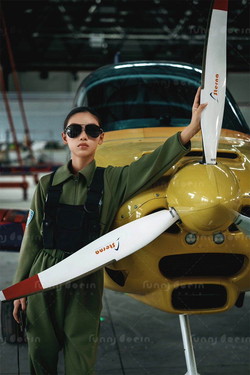 芳妮豆丁儿童摄影 王牌飞行员