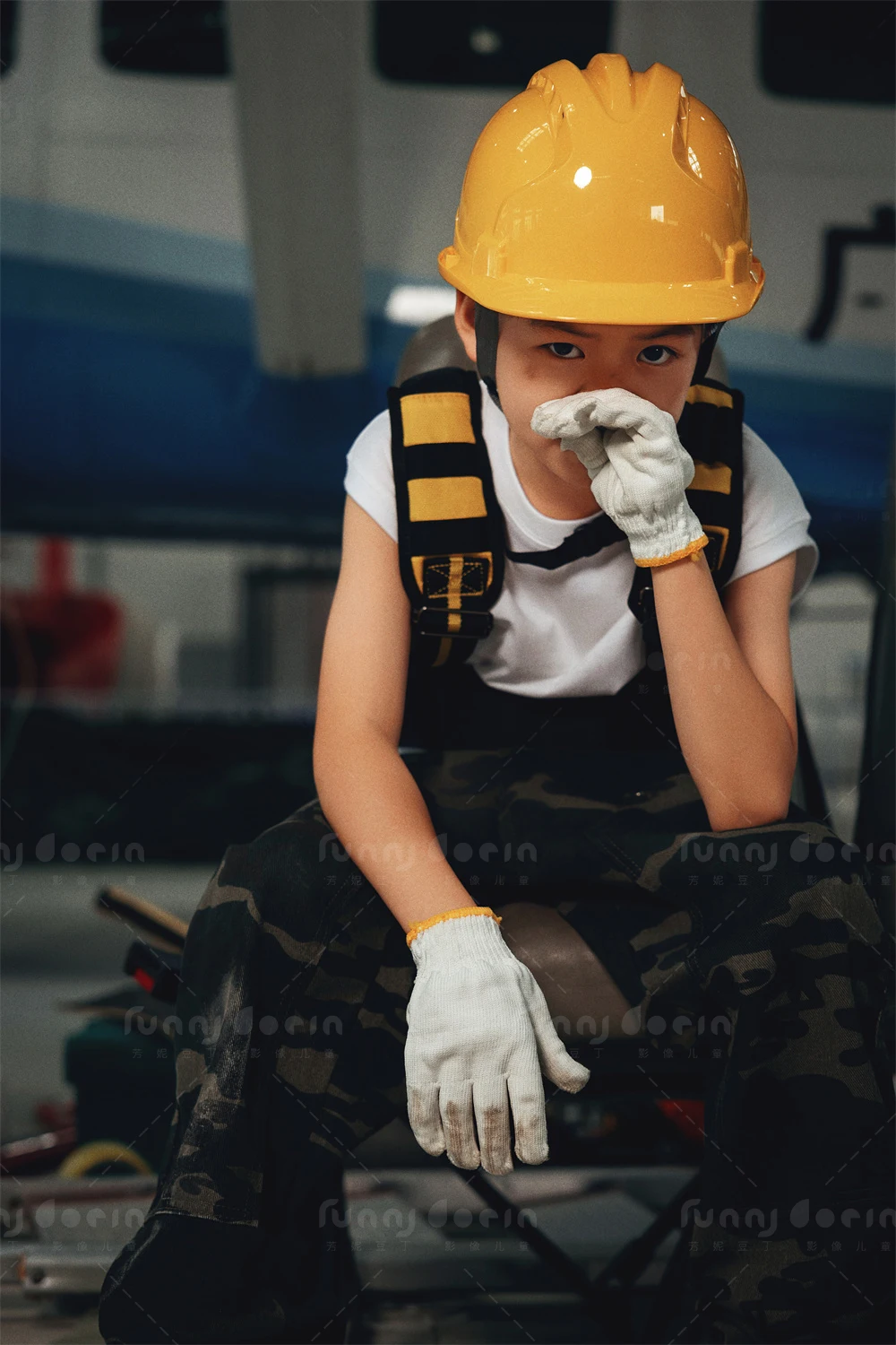 芳妮豆丁儿童摄影 梦筑机修