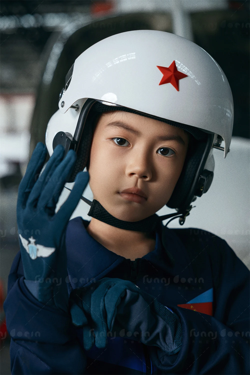 芳妮豆丁儿童摄影 冲上云霄