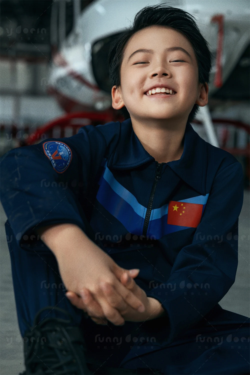 芳妮豆丁儿童摄影 冲上云霄