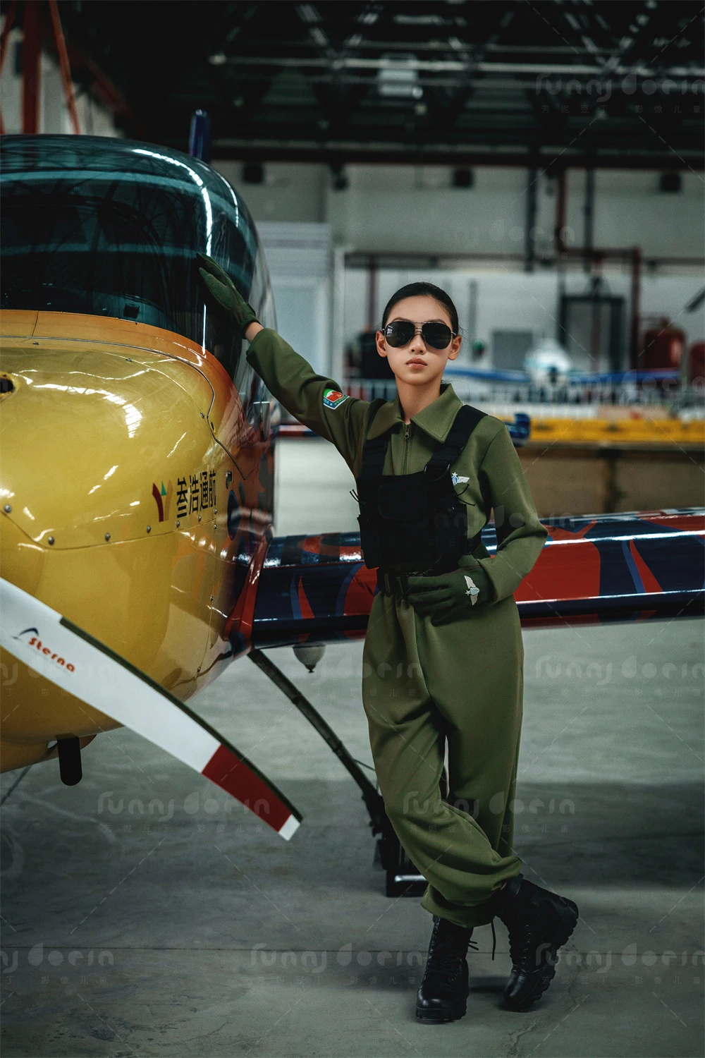芳妮豆丁儿童摄影 王牌飞行员