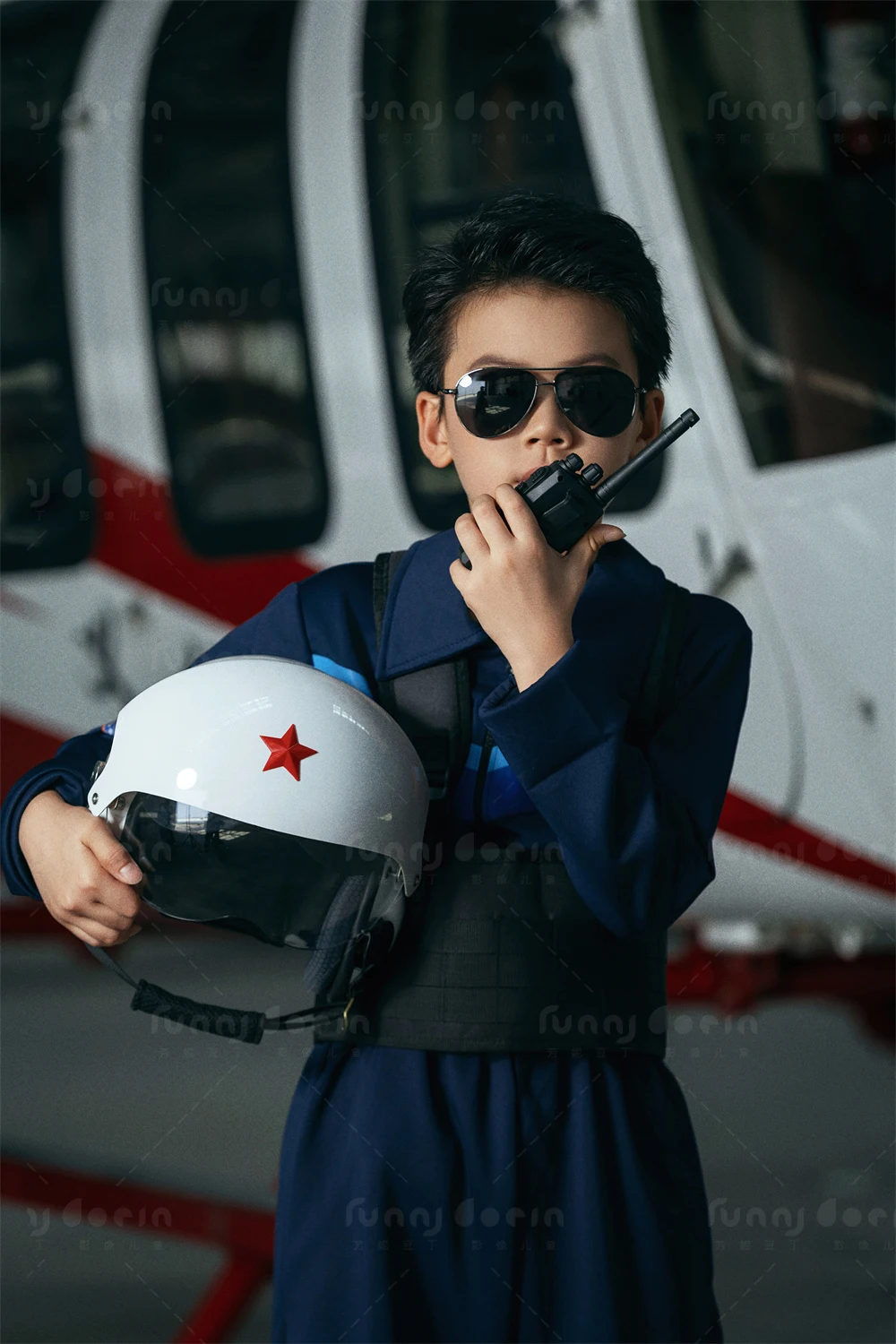 芳妮豆丁儿童摄影 冲上云霄